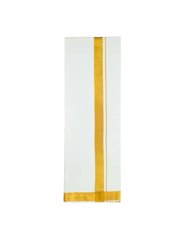 National Cotton Mens White Color Half Sleeve Wedding Combo - TIRUMANAM_NHTR_02